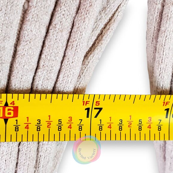 A New Day Cream Ribbed Knit Sweater Dress Mock Neck Midi Bodycon XXL - Picture 13 of 14